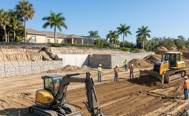 Grading contractor San Francisco Bay Area - Vertex General Contractor land grading services